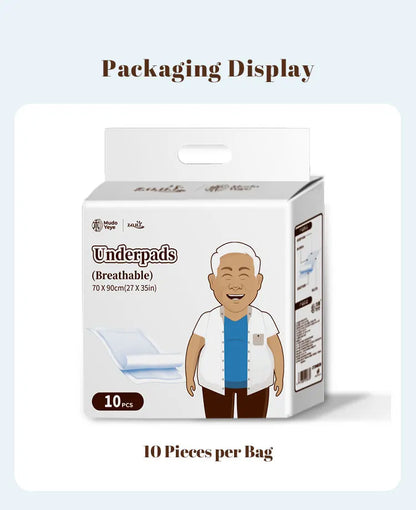 Disposable Under-pad older adult diapers for elderly Adult Diaper pad Large Size Incontinence care Elderly and patient nursing
