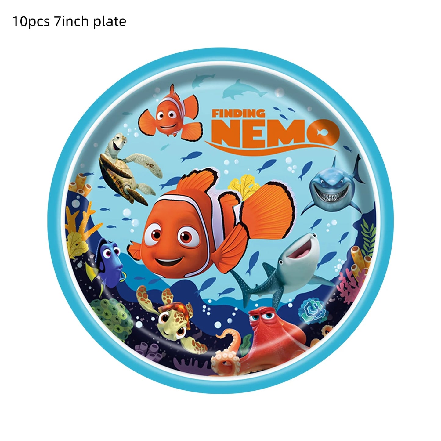 Finding Nemo Birthday Party Decoration Children Party Balloons Disposable Tableware Plates Napkins Cup Tablecloth Party Supplies