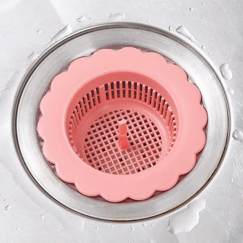 PP Kitchen Sink Strainers Plastic Dishwashers Grids Bathroom  Anti-clogging Leak Screen Small Compact Household Floor Drain Tool