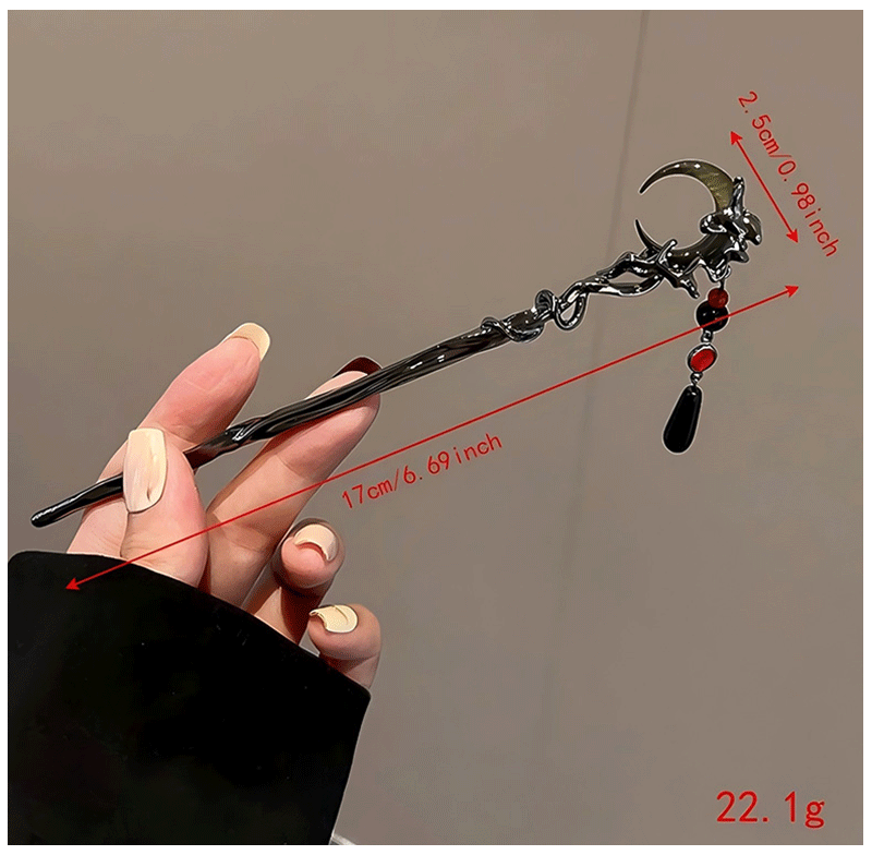 Fashion Women Hair Accessory Unique Design Alloy Hair Stick Suitable Daily Gathering Paired Niche Jewelry Hair Clips Hair Needle