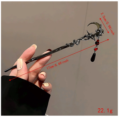 Fashion Women Hair Accessory Unique Design Alloy Hair Stick Suitable Daily Gathering Paired Niche Jewelry Hair Clips Hair Needle