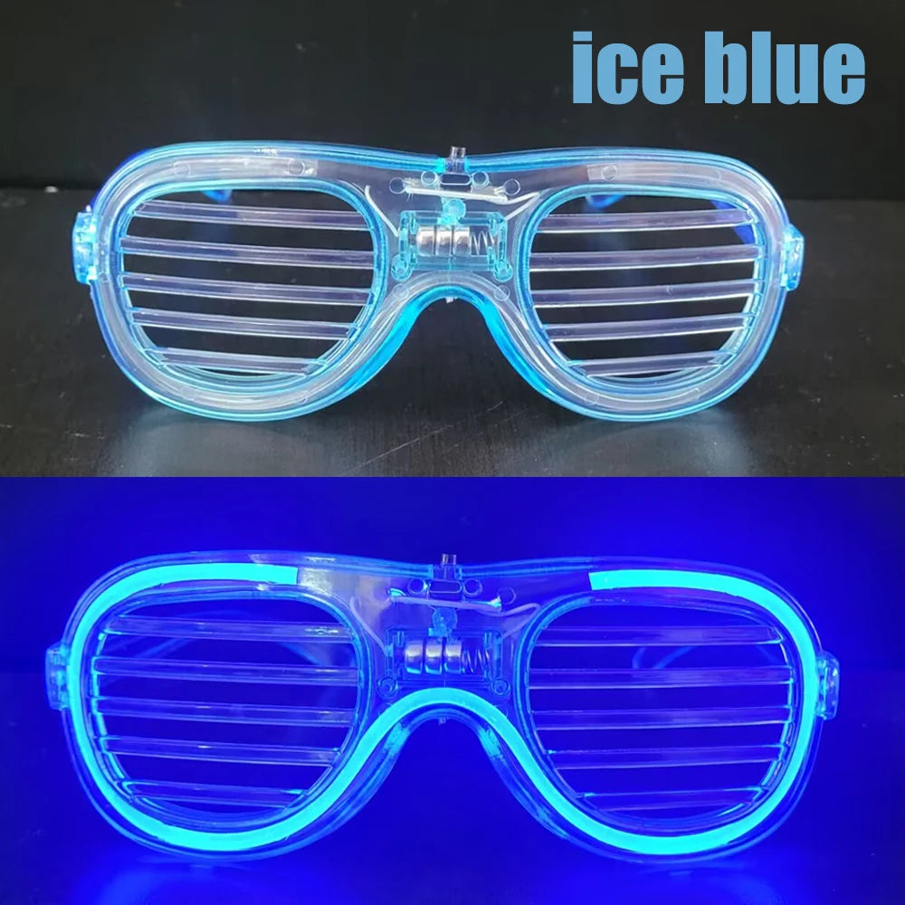 1 Pc Party Glow in the Dark Glasses Light Up LED Glasses Neon Party Favors Sunglasses Party Decor Party Supplies