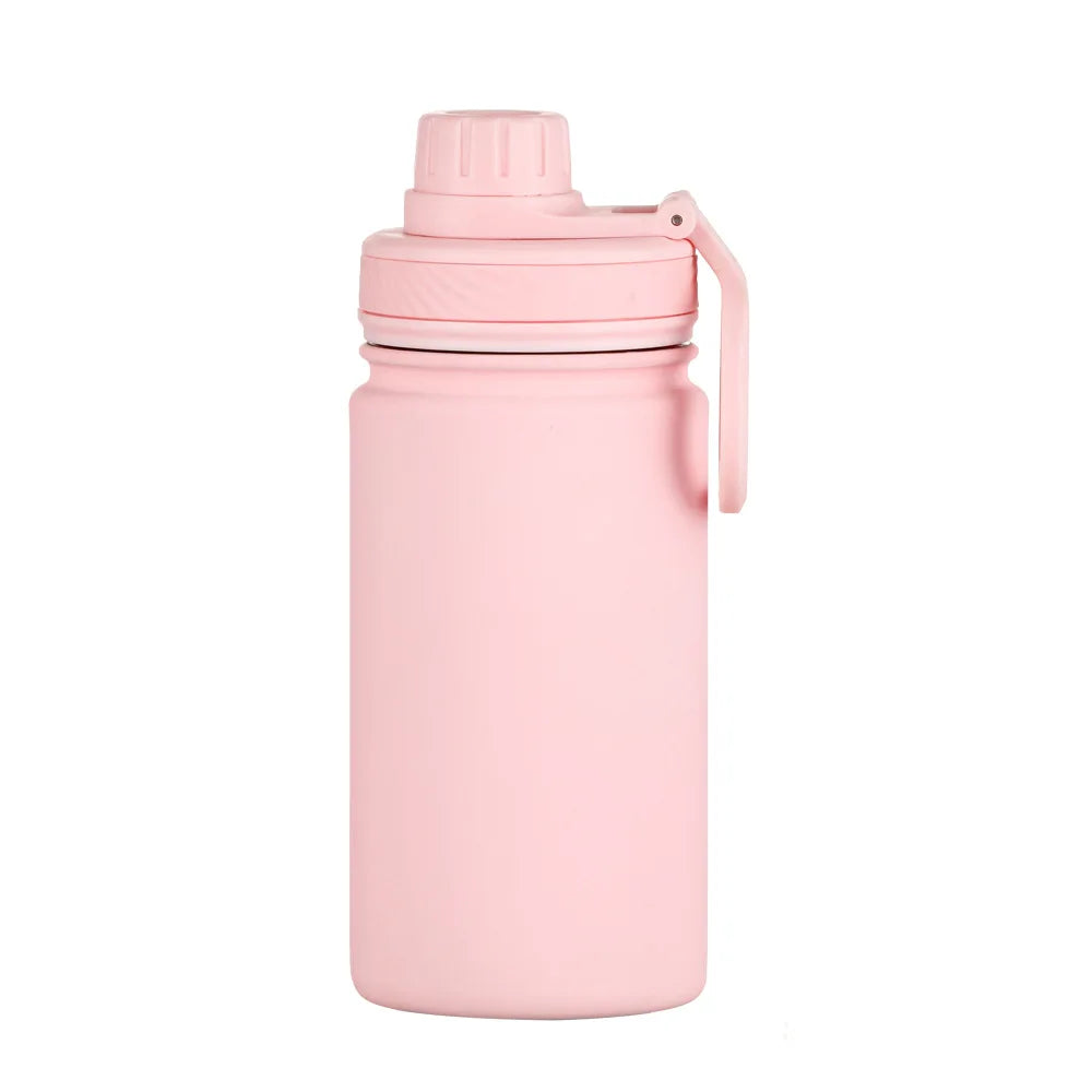 350ml Stainless Steel Sports Water Bottle, 316 Stainless Steel Sports Handle Cover, Outdoor Sports Insulated Thermos