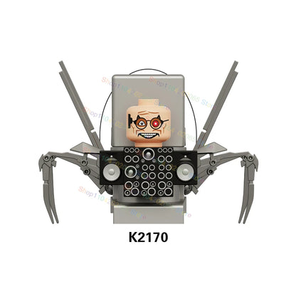 Hot Game Building Blocks Skibidi Toilet Accessories TV Monitor Cameraman Speakman Figures Toys KDL829 KDL826 KDL828