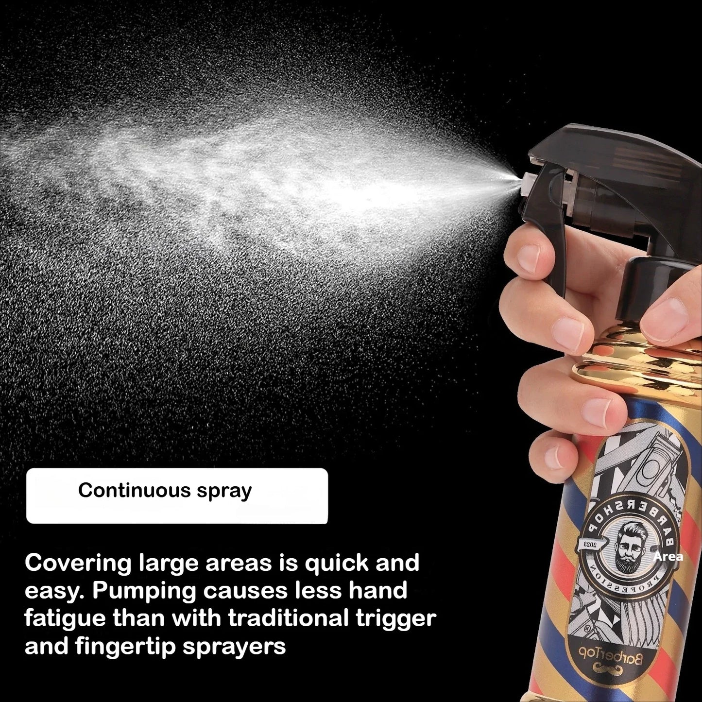 300ML Water Sprayer for Hair Salon Hairdressing Spray Bottle Professional Barber Hairdresser Haircut Barbershop Styling Tools