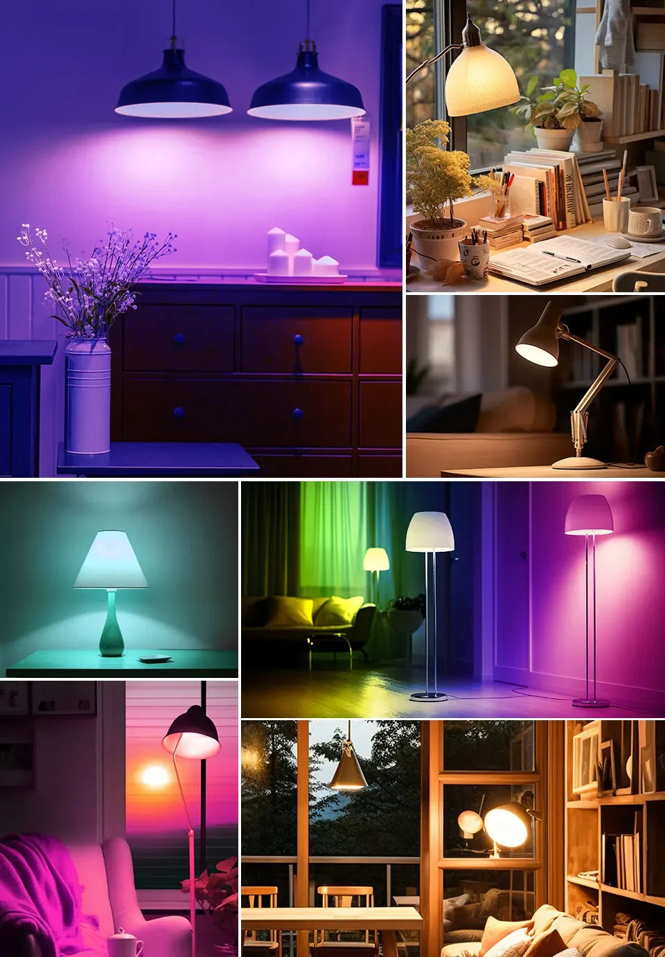 Smart Led Light Bulb 220V Tuya Bluetooth with RF 2.4G Remote Group Control RGB Lamp Ampoules Smart Life App Spotlight Bombilla