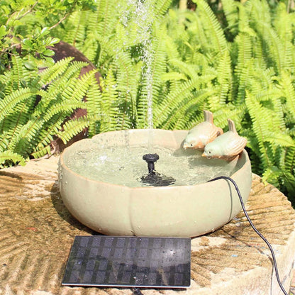 Solar Panel Powered Water Feature Pump Solar Powered Fountain Water Pump Solar Fountain for Garden Pool Pond Aquarium Fountain
