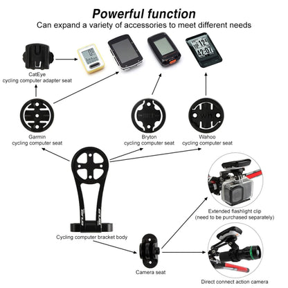 Bike Computer Mount Bicycle Stem Computer Mount Camera For Garmin Bryton Cateye Wahoo Bike Computer Bracket Road Bike MTB