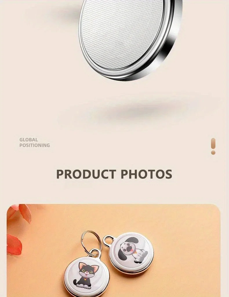 Pet GPS Tracker Bluetooth Anti-Lost Smart Wearable Waterproof Locator Real-time Tracking Dog Cat Collar SmartLocator Accessories