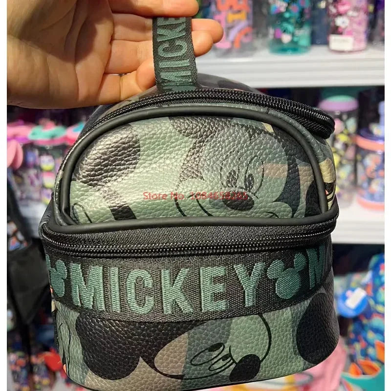 Genuine Australian Smiggle Schoolbag Cute Army Green Mickey Student Children's Large Capacity Backpack Meal Bag Student Gift