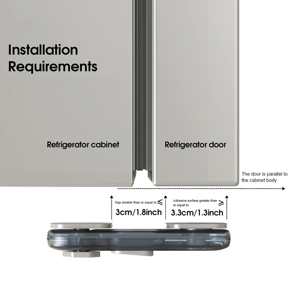 5pcs Home Refrigerator Lock Self-Adhesive Fridge Freezer Door Catch Lock Toddler Kids Child Cabinet Safety Lock Baby Safety Lock