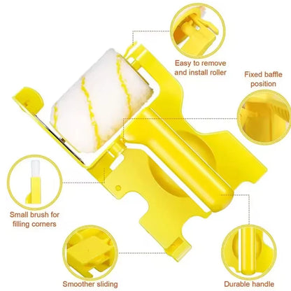 Paint Edger Roller Brush Paint Edger Roller Multifunctional Interior Paint Trimmer for Room Wall Ceiling Indoor Outdoor Painting
