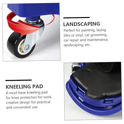 Multifunctional Pulley Knee Pads, Car Kneeling Pads, Universal Wheel Kneeling Pads, Work Knee Pads Knee Protection Device