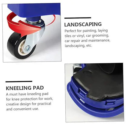 Multifunctional Pulley Knee Pads, Car Kneeling Pads, Universal Wheel Kneeling Pads, Work Knee Pads Knee Protection Device