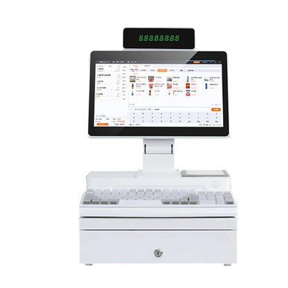 14.1 inch touch screen, cash box, keyboard, whole package POS computer factory POS System cash Register Terminal