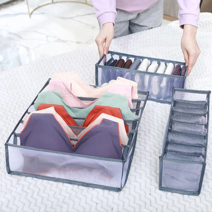 Underwear Bra Socks Panty Storage Boxes Home Organization Drawer Divider Home Dormitory Save Space