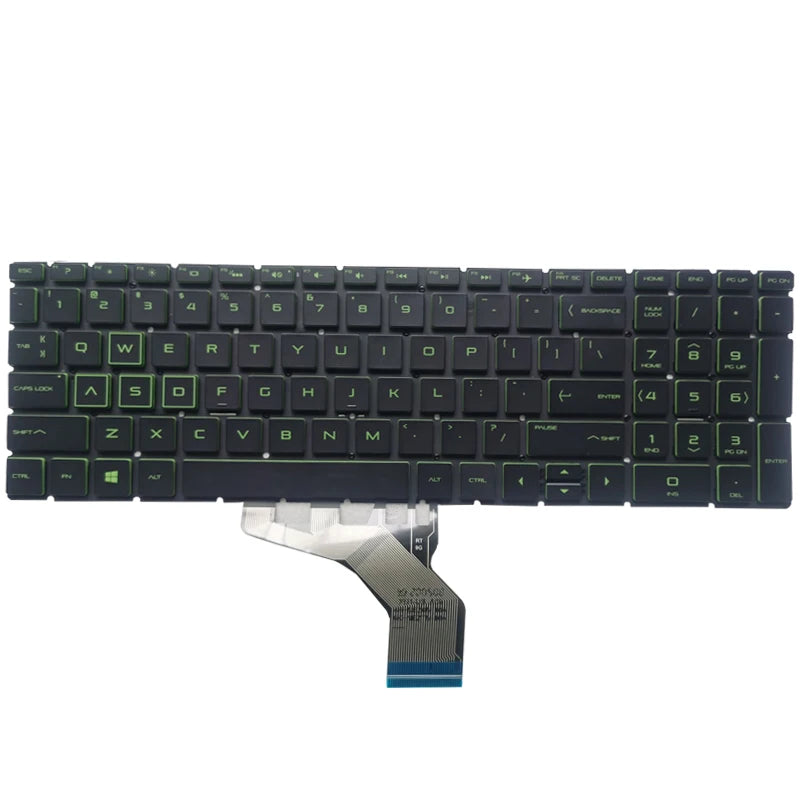 New US Laptop keyboard For HP Pavilion GAMING 15-CX TPN-C133 15-DK 15T-DK TPN-C141 15-EC TPN-Q229 17-CD TPN-C142 16-A backlit