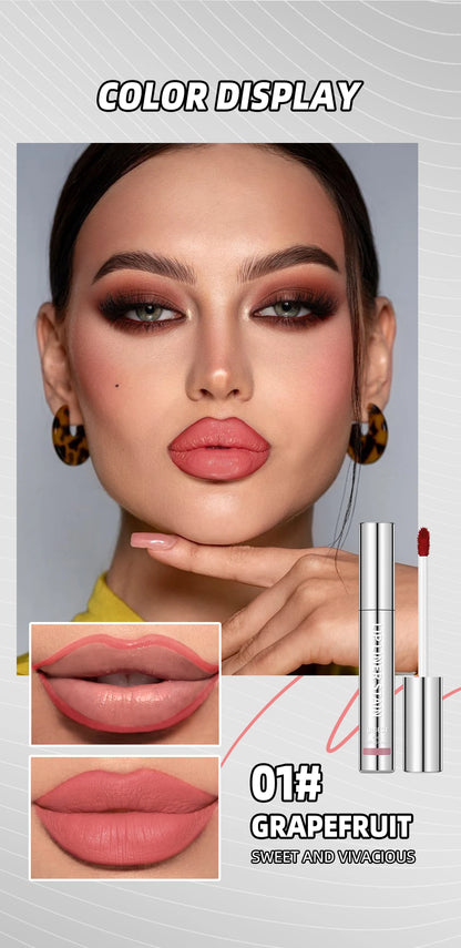 QIBEST 4 Colors Peel Off And Reveal Lip Stain Long Lasting Waterproof Pink Lip Tint Transfer Proof Natural Lip Stain Makeup