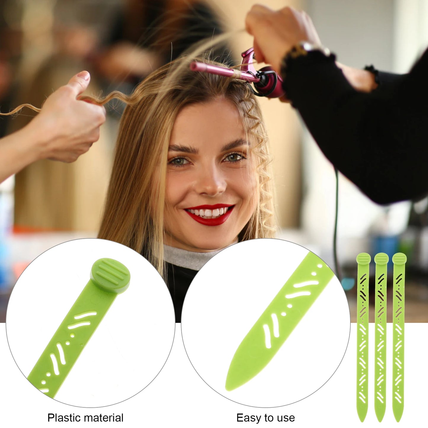 6Pcs Hair Rollers Hair Root Perm Bars Curling Roller Tools For Home Use Volume Enhancing Hair Curling Devices Hair