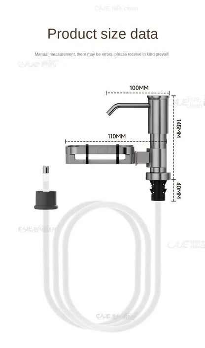 Kitchen sink soap dispenser sink detergent press household washing basin soap extension tube detergent pressurizer