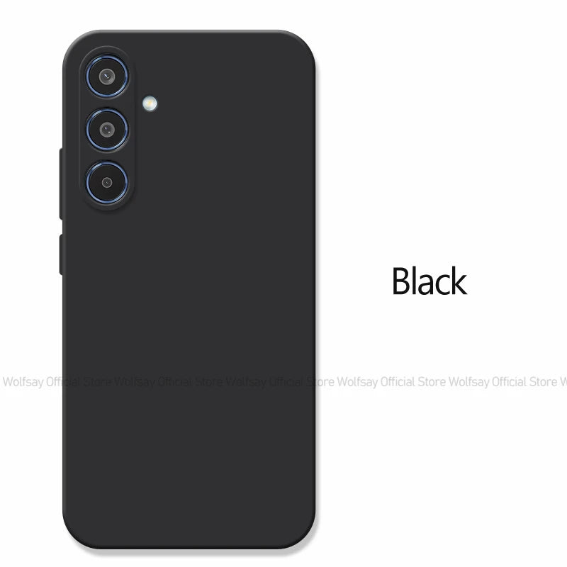 For Samsung Galaxy M35 Case Samsung Galaxy M15 M35 M55 5G Cover TPU Shockproof Liquid Silicone Phone Cover Samsung Galaxy M35