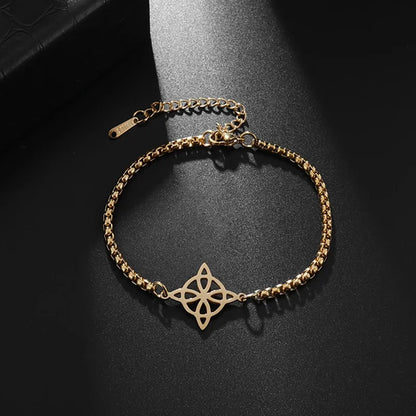 Angel Seal Archangel Metatron Cube Bracelet Women Men Salomon Box Chain Bracelet Stainless Steel Jewelry Gift