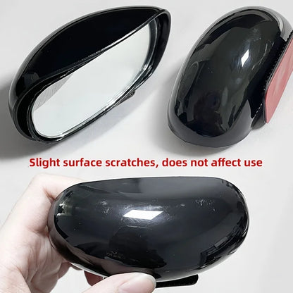 Car rearview mirror blind spot mirror 360 degree adjustment high-definition small mirror reverse rearview mirror auxiliary mirro