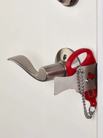 Travel Accommodation Door Security Lock Home Room Hotel Anti-theft Security Lock Metal Lock Portable Door Lock Security Latch