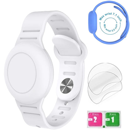 Silicone Steel Clip Compatible with Apple AirTag - Protective Silicone Clip for Tracker Protect Keychain Silicone Cover