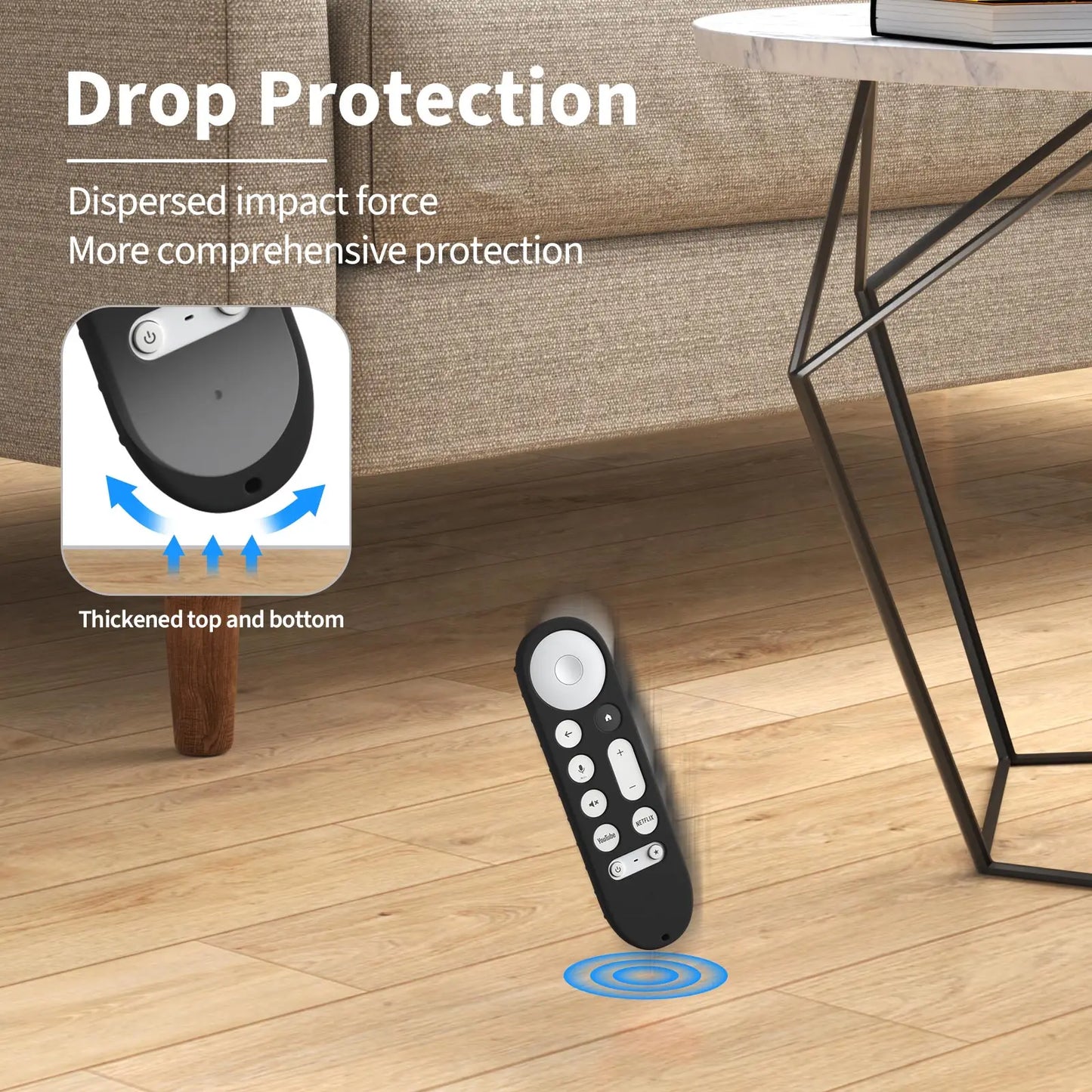 For Google Silicone Remote Controller Cases Protective Covers For Google TV Streamer 4K TV 2024 for Google GY3LE Remote Controll