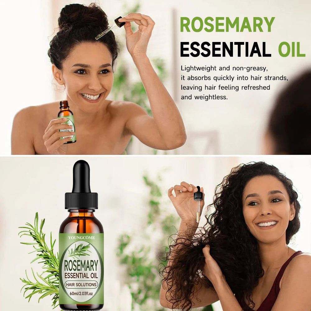 Rosemary Hair Essential Oil hair mask shampoos set Repair Hairs Damage Prevent Hair Loss Smooth Hairs Nourish Hair Care Oil 2025