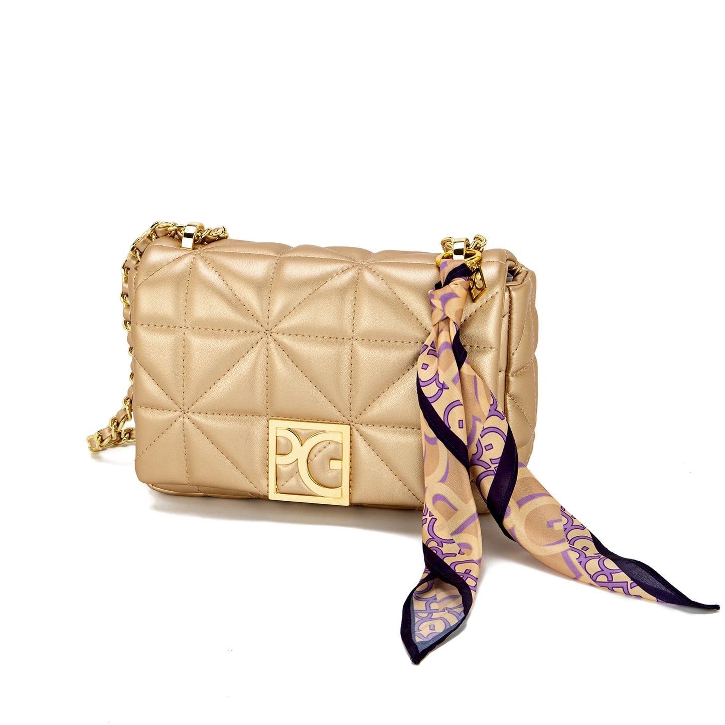 PG Women's Silk Scarf Accessories Temperament Pendant Luggage Accessories Fashionable Street Multi-style Luggage Accessories