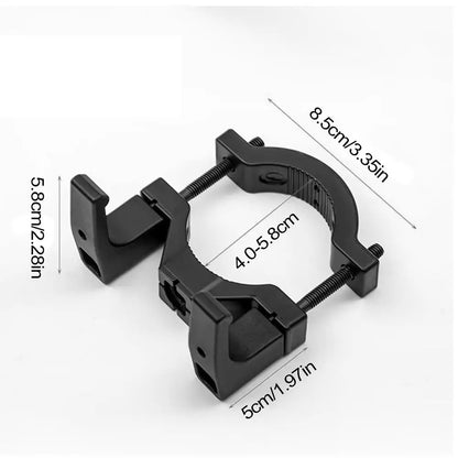 Bicycle Front Hanging Hook Free Punch Sturdy Tube Storage Hook Holder Rack Hanger for Electric Scooter Bike Motorcycle