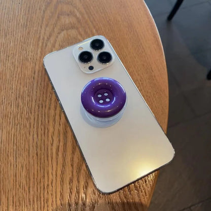 3D Simulated Button Phone Stand New Adhesive Phone Grip Phone Stand Cute Adhesive Retractable Phone Stand