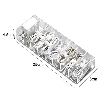 Cable Storage Box Dustproof Power Cable Storage  Wire Manager  Desktop Charging Cable Collect Box