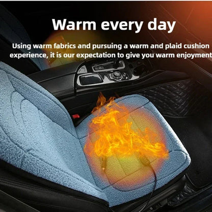 Heated Car Seat Cover Car Heating Cushion Winter Heated Seats Car Seat Warmer 12V Seat Cushion For Back And Seat