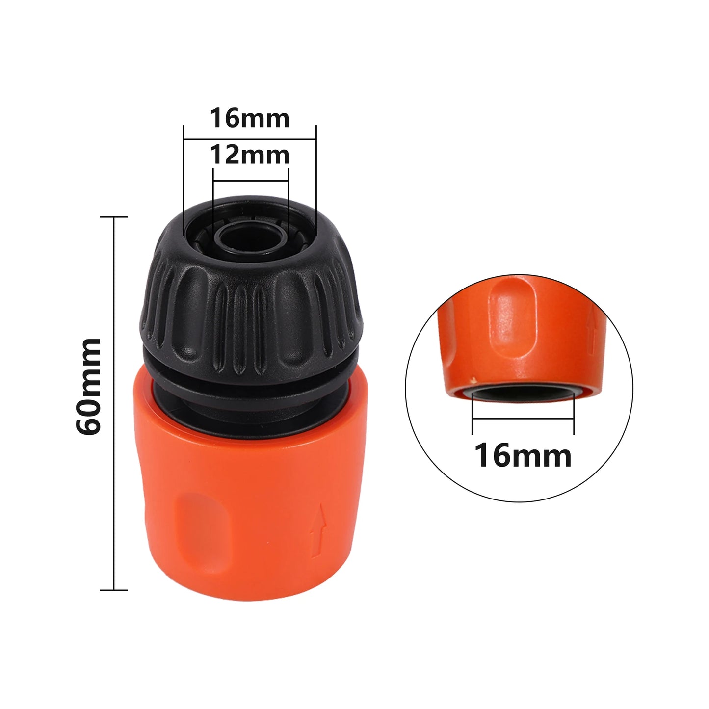PVC Pipe Garden Agriculture Irrigation Antifreeze Pipe Faucet Adapter Quick Connect Car Wash Water Hose Fitting