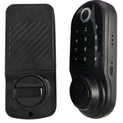 Smart Door Lock Can Be Operated By Fingerprint Sensor, Remote Intercom App, Smart Door Lockabgi