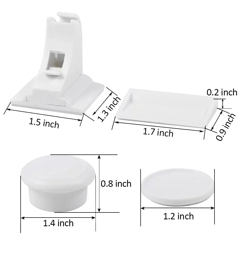 Child Safety Lock with Magnetic Keep Your Kids Safe Children's Lock Ideal Drawer Cabinet Door Safety for Toddler Baby Protection