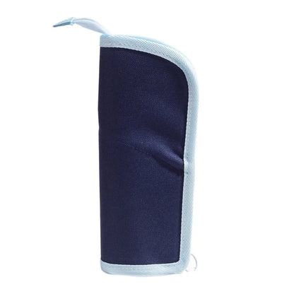 Student Supplies Folding Pencil Case Creative Simple Stationery Bag Portable Stainproof Storage Bag Children