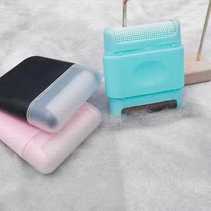 Two Head Manual Lint Remover Mini Pet Hair Ball Trimmer Sweater Clothes Fuzz Pellet Shaver Overcoat Dust Roller Cleaning Machine