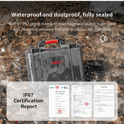 STARTRC Insta360 X5 Camera Accessories 2 Layers Hard Case Carrying Case Waterproof Portable Travel Box for Essentials Bundle