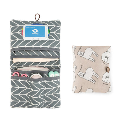 Travel Diaper Bag Diaper Compartment Diaper Organizers Diaper Holder Portable Button Diaper Container Polyester Cotton Baby Stor