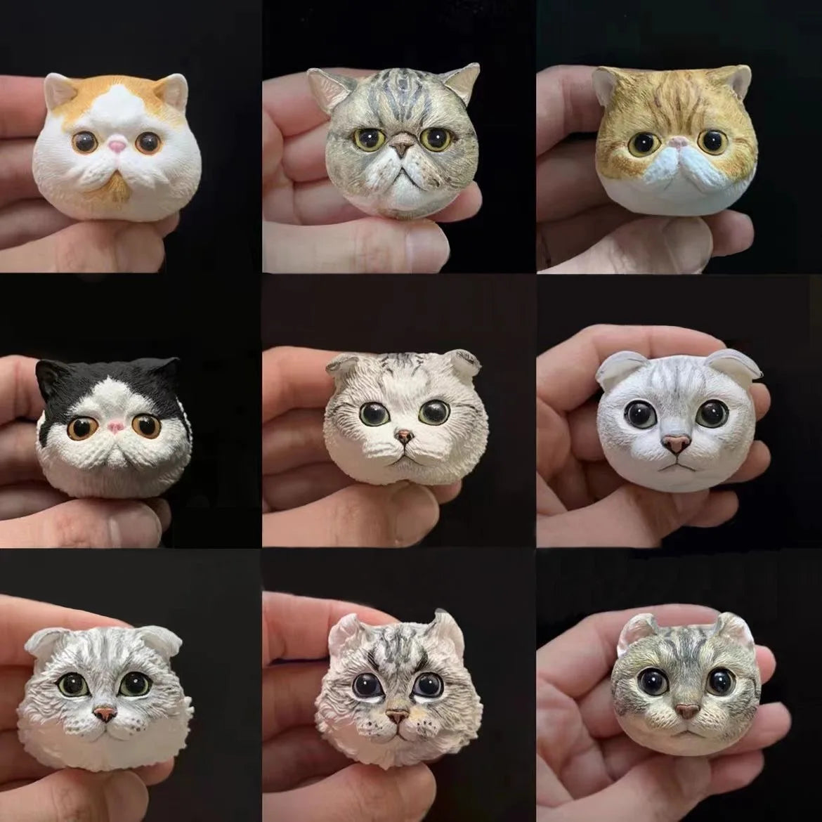 Personalized 3D Pet Portrait Pet Keychain Custom Dog Head Ornament Customized Pet Gift Pet Mini Sculpture Pet Lover Gift Ideas