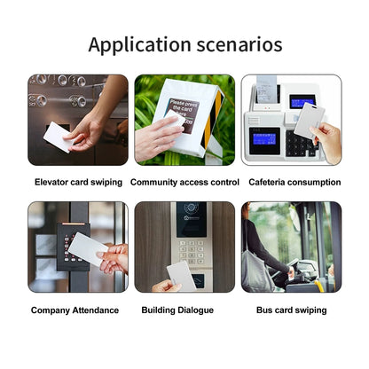 Customized NFC color chip card, card access card, smart card, blank card, work card