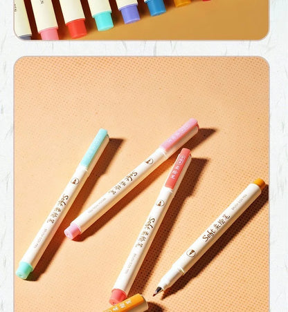 24colors/set Calligraphy Art Marker Pens Brush Pen Art Marker Craft Supplies Art Writing Office School Supplies Stationery