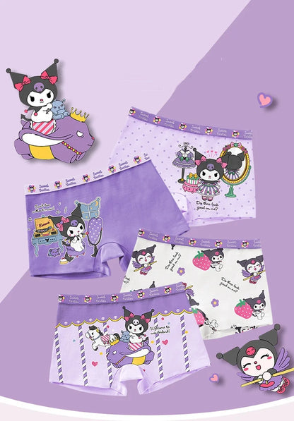 Children's Pure Underwear Boys And Girls Princess Cartoon Underwear Cartoon Sweet Cute Babys Briefs