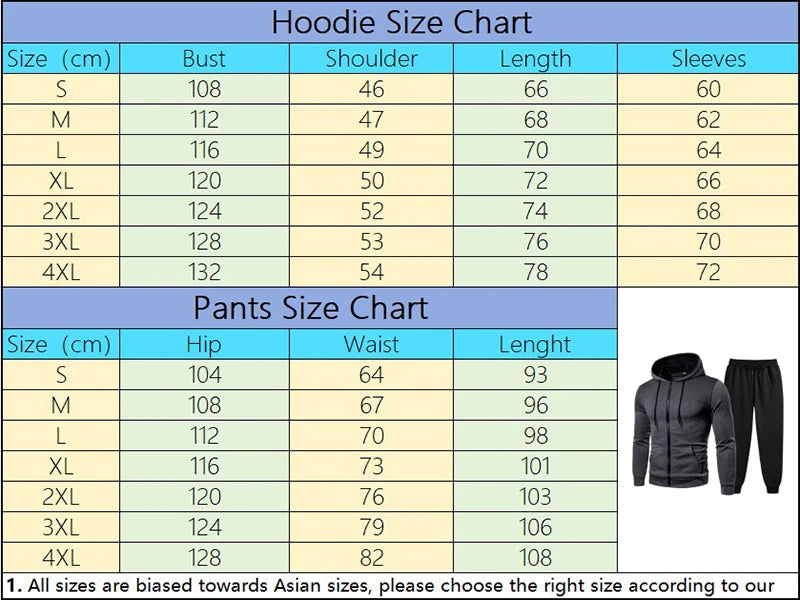 Men's Tracksuits Printing Casual Round Dot Zipper Hoodies+Jogging Pants Two Piece Set Mens Coat Sweatshirt Trend Street Clothing
