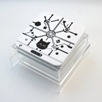 Smart Automatic Pet Feeder With RFID Sensor, Elevated Base, and 650ml Capacity for Wet & Dry Food