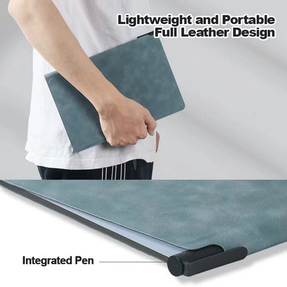 Erasable Whiteboard Notebook A5 Leather Portable Drafting Notebook Writing Board Desktop Memo Pad